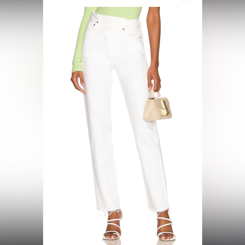 AGOLDE criss cross jeans